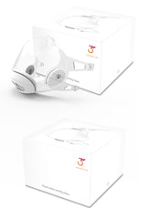 Transparent HEPA filter Mask - Clear 3-speed Fan Airflow Mask - N95 Filter, One-way Air Valve   - Lyfy-CLEAR-HEPA-Mask LyFy.co