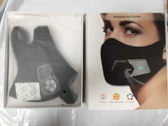 SportsMask Airflow Fan Mask | Training Masks | Pm2.5 Fan-Powered HEPA Air Purifier Filter Face Masks, Unisex Cloth Mask - Exercise SmartMask - LyFy LyFy.co