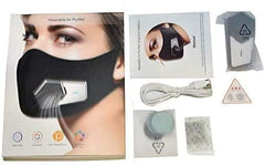 SportsMask Airflow Fan Mask | Training Masks | Pm2.5 Fan-Powered HEPA Air Purifier Filter Face Masks, Unisex Cloth Mask - Exercise SmartMask - LyFy LyFy.co