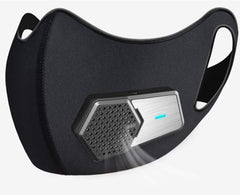SportsMask Airflow Fan Mask | Training Masks | Pm2.5 Fan-Powered HEPA Air Purifier Filter Face Masks, Unisex Cloth Mask - Exercise SmartMask - LyFy LyFy.co