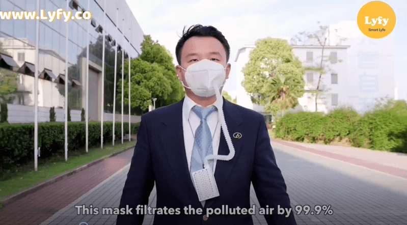 LyFy HEPA Mask - HEPA Filter Fan Mask Video Released