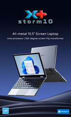 10" 2-in-1 Laptop - 10.5" 1235u mini Netbook Tablet 16GB DDR5 1TB - Storm10x