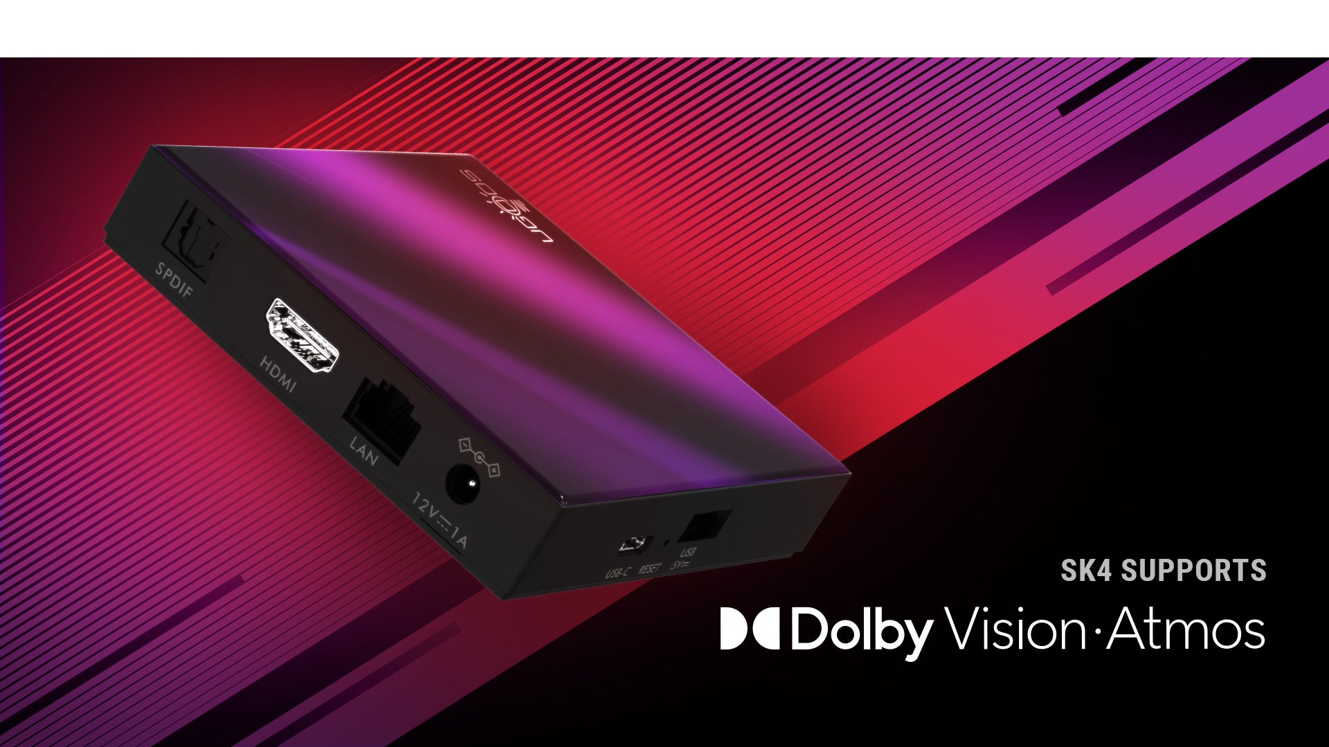 UGOOS SK4 Android 14 Dolby Atmos TV box