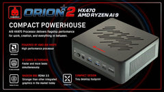AMD RYZEN AI 9 HX470 MINI PC - HERK-ORION2
